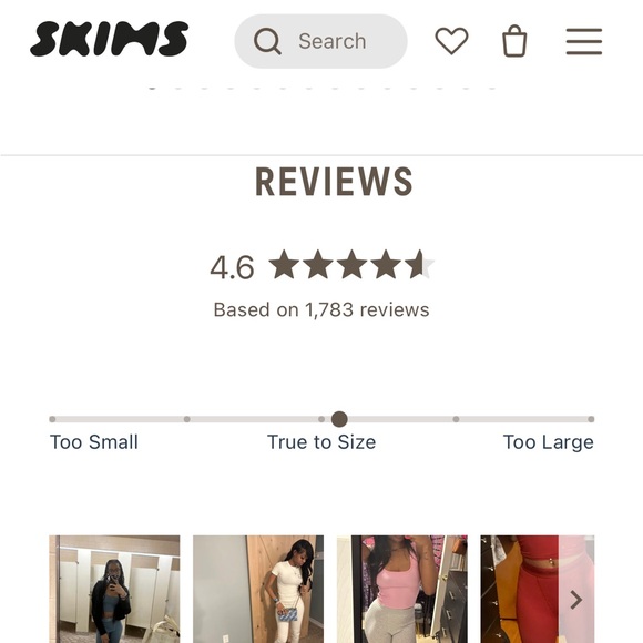 SKIMS Cotton Rib Legging - Black / Soot - Brand New in package - Picture 9 of 9